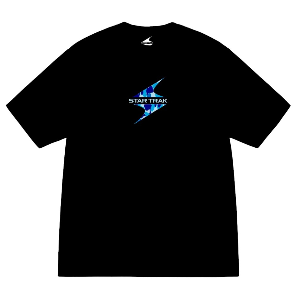 OG Camo Star Trak Logo Tee. I have one in Black & White. Medium & Large